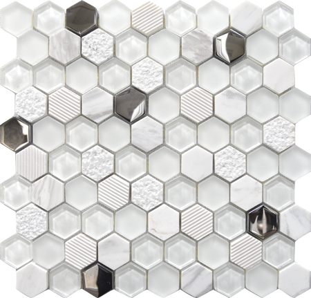 Hexagono Blanco 30,2x30,5